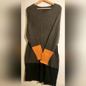 Cotton/nylon sweater dress. L